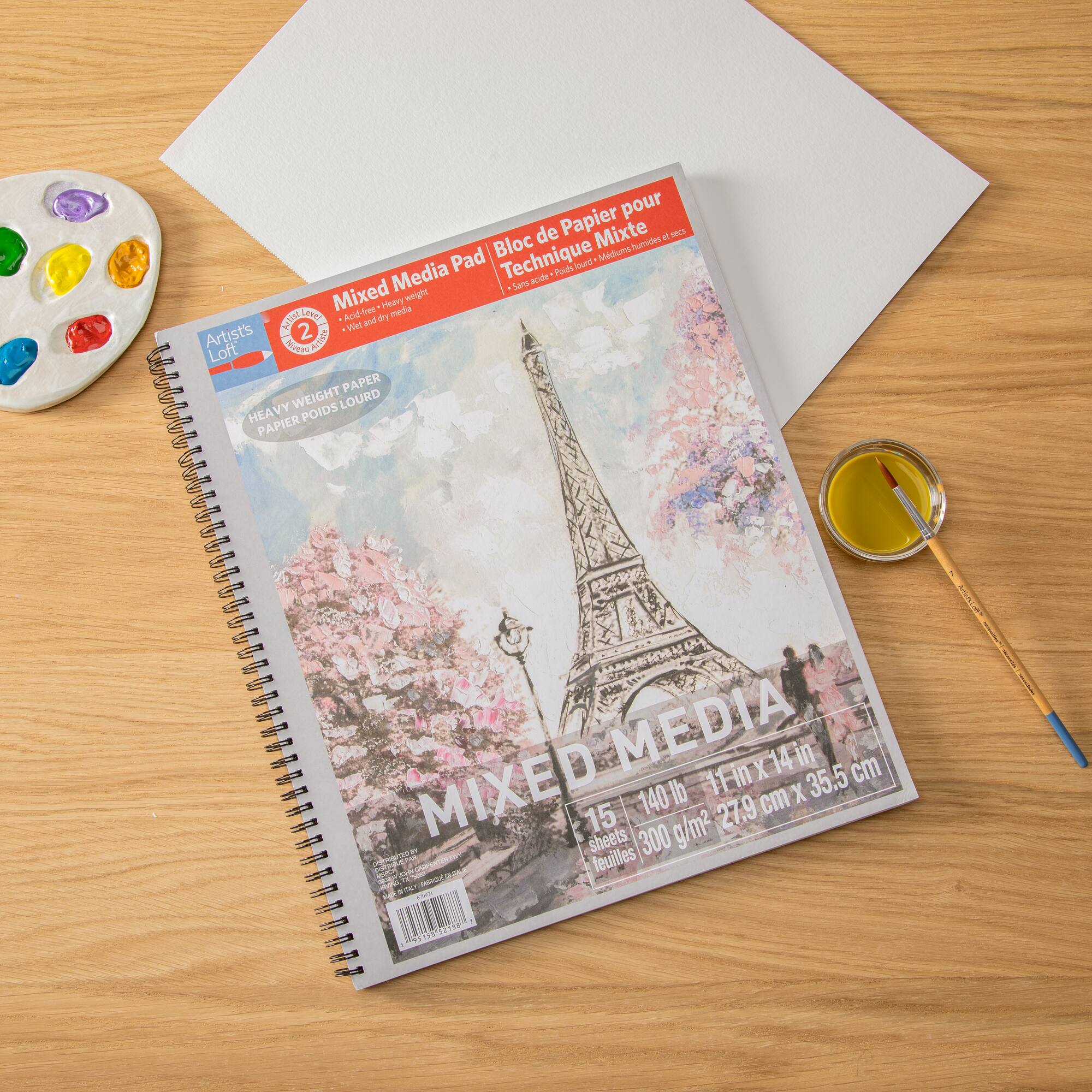 Mixed Media Heavy Weight Paper Pad by Artist's Loft